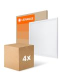 Lot 4x Ledvance Dalle LED Compact Aluminium Blanc 33W 3630lm - 830  | 60x60cm - UGR < 19