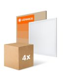 Lot 4x Ledvance Dalle LED Compact Aluminium Blanc 33W 3630lm - 830  | 60x60cm