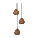 Ledvance Decor Papier Drop Plâtre/Échantillon Suspension Luminaire Beige | Convient pour 3X E27
