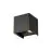 D'Lite LED Applique Murale Elingen Aluminium Noir 4.9W 480lm - 830  | Détecteur De Lumière