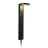 Nordlux Solar Éclairage de jardin Rica Ronde Acier Inoxydable Noir 4.5W 400lm - 830  | Détecteur de Mouvement et de Lumière