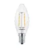 Philips Corepro LEDcandle E14 Torsadée Bougie Filament Claire 2W 250lm - 827  | Remplacement 25W
