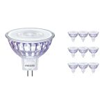 Lot 10x Philips Corepro LEDspot GU5.3 MR16 7W 621lm 36D - 830  | Remplacement 50W