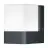Ledvance Smart+ Wifi applique murale Cube Foncé Gris Extérieur 9.5W 500lm - 830  | RGBW - Dimmable