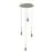 Osram Suspension Luminaire Decor Needle Plate Beige | Convient pour 4x E27 