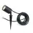 D'Lite Piquet Light Fuse Câble D'Alimentation Noir | IP65 - Convient pour 1x GU10 | incl. câble 2 Meter