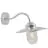 Nordlux Luxembourg Applique Murale Échantillon et Verre Gris | IP54 - Convient pour E27