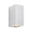 Nordlux Canto Maxi Kubi 2 Applique Murale Aluminium Blanc Up & Down | IP44 - Convient pour 2x GU10