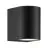 Nordlux Dion Mur light Aluminium Noir | Convient pour 1x GU10