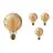 Lot 4x Philips Classic LED Globe E27 Filament Ambre 95mm 4W 250lm - 820 Blanc Très Chaud | Dimmable - Équivalent 25W