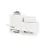 1-Phase Rail Suspension Luminaire Adaptateur Blanc