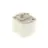 1-Phase Rail Carré Adaptateur Blanc