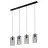 Eglo Suspension Luminaire Roccamena 1 Échantillon Noir | Convient pour 4x E27