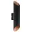 Eglo Applique Murale Agolada Extérieur Acier Galvanisé Noir, Cuivre 7.4W 660lm - 830 
