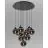 Eglo Suspension Luminaire Ariscani Échantillon Noir | Convient pour 10x E27