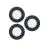 Lot 3x Eglo Encastré Spot Éclairage de salle de bains Fueva 6-Z Plastique Noir 8.4W 1020lm - 827-865 Accordable Blanc + RGB | Dimmable