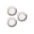 Lot 3x Eglo Encastré Spot Éclairage de salle de bains Fueva 6-Z Plastique Nickel Satiné 8.4W 1020lm - 827-865 Accordable Blanc + RGB | Dimmable