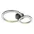 Eglo Plafonnier Calliera Échantillon Noir, Laiton 12W 1500lm - 830  | Dimmable