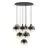 Eglo Suspension Luminaire Ariscani 1 Échantillon Noir | Convient pour 10x E27