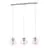 Eglo Suspension Luminaire Ariscani 2 Échantillon Cromo | Convient pour 3x E27