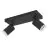 Eglo Plafond Spot Melitello-Z Échantillon Noir 7.4W 1100lm - 827-865 Accordable Blanc + RGB | Dimmable