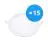 Lot 15x Spot encastrable LED Ultra15W 1200lm 110D - 840  | 190mm - Diamètre 175mm