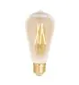 WIZ Smart Wifi E27 Edison Filament Ambre 6.5W 720lm - 820-845 Accordable Blanc | Dimmable - Remplacement 50W