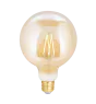 WIZ Smart Wifi E27 Globe Filament Ambre 125mm 6.5W 720lm - 820-845 Accordable Blanc | Dimmable - Remplacement 50W