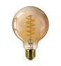 Philips Classic LED Globe E27 Filament Ambre 95mm 4W 250lm - 818 Blanc Très Chaud | Dimmable - Équivalent 25W
