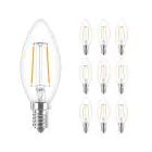 Lot 10x Philips Corepro LEDcandle E14 Filament Claire 2W 250lm - 827  | Remplacement 25W