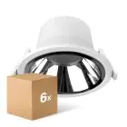 Lot 6x Spot Encastrable LED V2.0 15-25W 1740-2960lm 60D - 830/840 CCT | 220mm - Diamètre 200mm - Aluminium Réflecteur