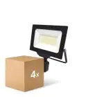 Lot 4x Projecteur LED G3 50W 5500lm 110D - 840  | IP65 - Détecteur de Mouvement et de Lumière - Symétrique