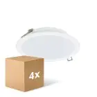Lot 4x Philips Spot Encastrable LED Lediniare DN065B Meta lBlanc 12W 1200lm 110D - 830-840-865 CCT | 175mm - Diamètre 150mm - IP20