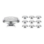 Lot 10x Spot LED G53 AR111 7.4W 450lm 40D - 927 | Meilleur rendu de couleur - Dimmable - Remplacement 50W