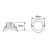 Spot LED H2O ignifugé Blanc 8W 585lm - 927 | Diamètre 70mm - IP65 - Meilleur rendu de couleur - Dimmable