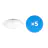 Lot 5x Hublot LED Blanc 18W 1386lm - 830  | 360mm - IP44